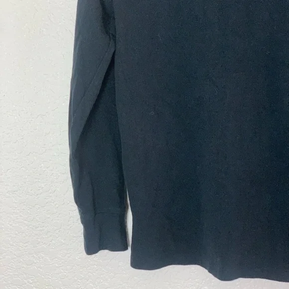Polo | Ralph Lauren black long sleeve polo shirt size large 14/16 - Picture 8 of 8